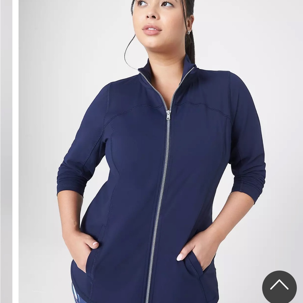 Navy Full-Zip Jacket
